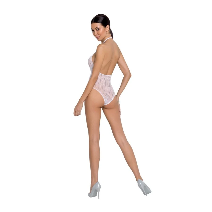 PASSION - WOMAN BS088 BODYSTOCKING BIANCO TAGLIA UNICA